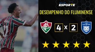 Desempenho do Fluminense na vitória de 4 a 2 em cima do Ulsan
