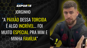 Jorginho diz que se emocionou em jogar pela primeira vez com o Flamengo no Maracanã