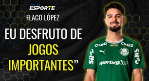 Herói do clássico Flaco López comemora fim de jejum contra o Corinthians