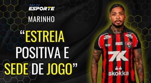 Marinho analisa estreia pelo Vitória e pedo sequencia para ter ritmo de jogo