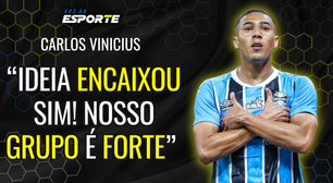 Carlos Vinícius destaca força do plantel do Grêmio e projeta decisão contra o Juventude