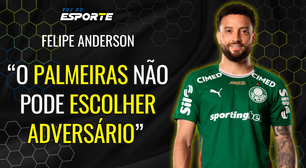 Felipe Anderson comemora retorno após lesão e fala da eficácia do Palmeiras