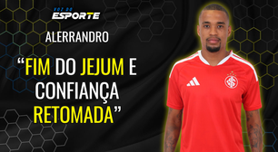 Alerrandro vibra com primeiro gol pelo Inter