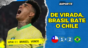 De virada, Brasil vence Chile e alivia pressão de Dorival