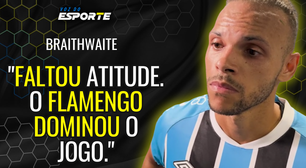 Braithwaite critica postura do Grêmio "Faltou atitude"