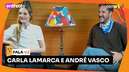 Carla Lamarca e André Vasco participam de conversa relembrando os tempos de MTV