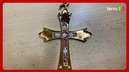 Crucifixo do papa Leão XIV tem pedaços de ossos de Santo Agostinho
