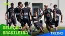 Carlo Ancelotti comanda treino com jogadores da Seleção nos EUA