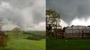 Veja o momento em que tornado atinge cidade no Rio Grande do Sul