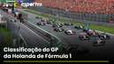 React ao vivo: Classificação do GP da Holanda de Fórmula 1