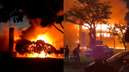 Vídeo mostra incêndio de grandes proporções em prédio da UFPE