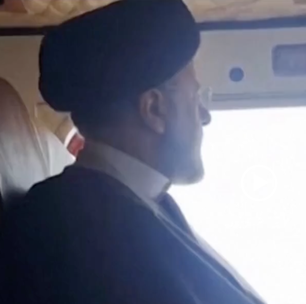Imagens mostram presidente do Irã em helicóptero antes de acidente
