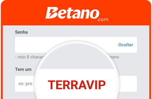 Código promocional Betano Novembro 2024: Use TERRAVIP