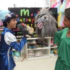 Atores mirins escolhem fantasias para festa de 'Lado a Lado'