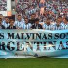Fifa pune Argentina por faixa sobre Malvinas em amistoso
