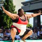 "Nunca quis ser magra", diz lutadora de sumô que pesa 171 kg