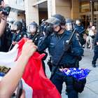 ¿Por qué reluce bandera de México en protestas contra Trump?