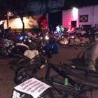 Ciclistas protestam em frente à casa de Dória: "desacelera"