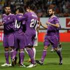 Real poupa astros e aplica 7 a 1 em estreia na Copa do Rei