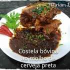 Costela bovina ao molho de cerveja preta