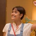 Maria Casadevall muda o visual e exibe cabelo bem curtinho