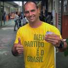 Filho de Bolsonaro fala em articulação para comandar Câmara