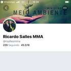 Ministro do Meio Ambiente bloqueia ONGs ambientais nas redes