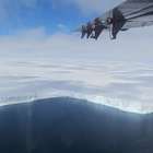O gigantesco iceberg que está se separando da Antártida- ...
