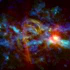 Imagem revela filamentos de gás no (movimentado) centro ...