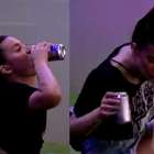 BBB20: Bianca se confunde e bebe cerveja com cigarro dentro