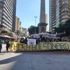 Ato em SP tem confronto entre grupos pró e contra Bolsonaro