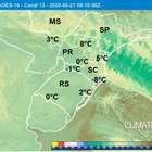 Temperatura de 8°C negativos no Sul do Brasil