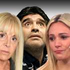 Ex-mulher barra ex-namorada de Maradona em velório