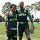 Sem jogar, filho de Felipe Melo se despede do Palmeiras