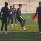 Tite promove treino tático com jogadores da Seleção