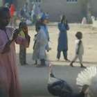 Crianças refugiadas registram vida em acampamento nigeriano