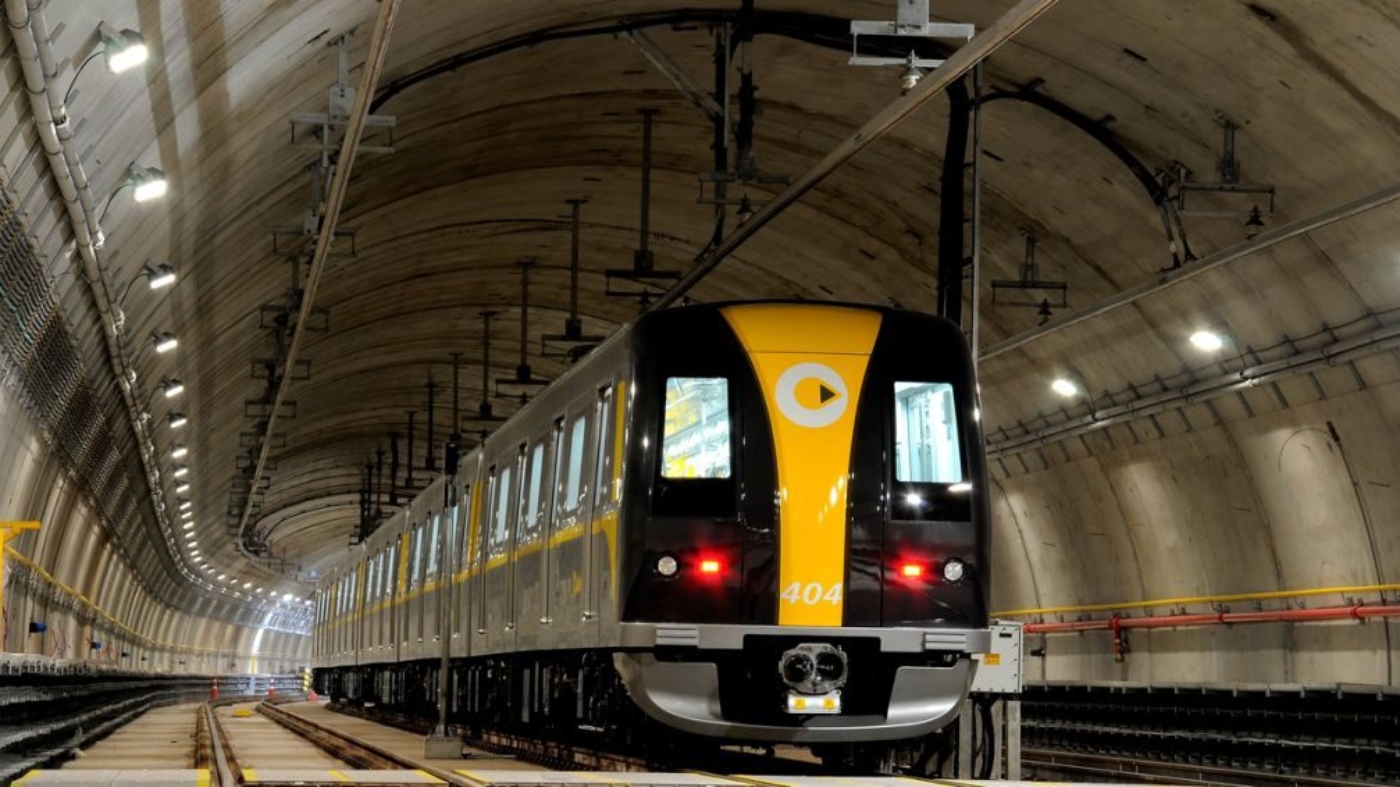 Trem da Linha 4-Amarela são operados por sistema automático   Foto: Metrô de São Paulo