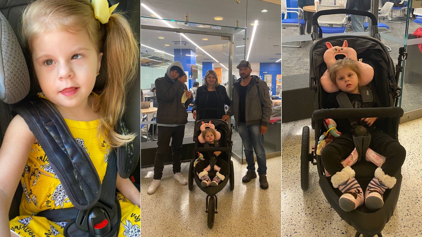 A menina Valentina Ritter Silva, 4 anos, é portadora do 1º caso identificado no Brasil da síndrome do neurodesenvolvimento Poirier-Bienvenu  Foto: Arquivo pessoal