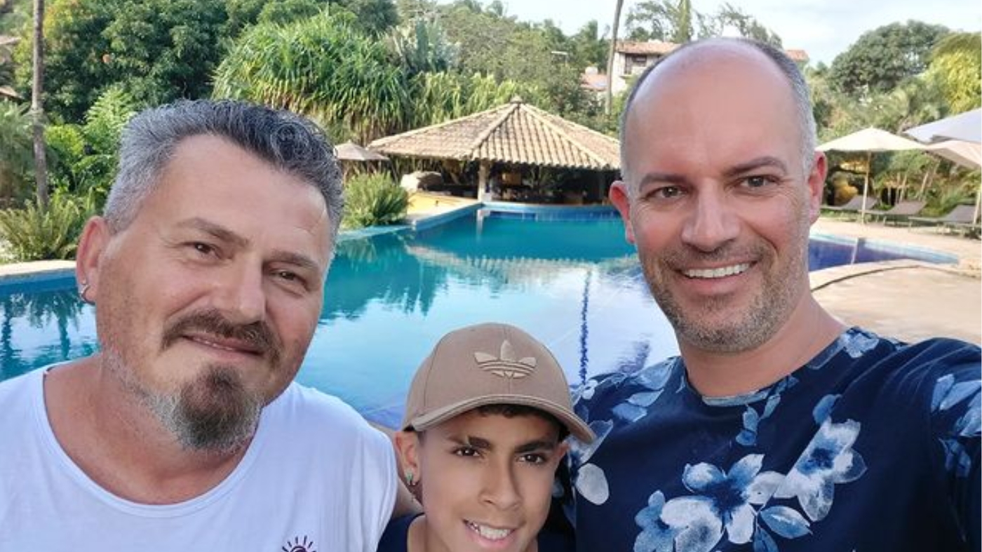 Lucimar, João Vtor e Rafael  Foto: Reprodução/Instagram