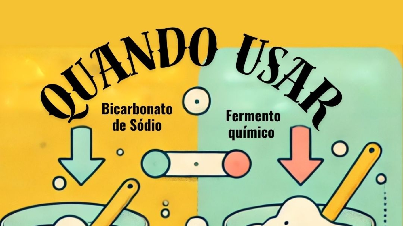 Bicarbonato vs fermento em pó - entenda   Foto: Bake and Cake Gourmet