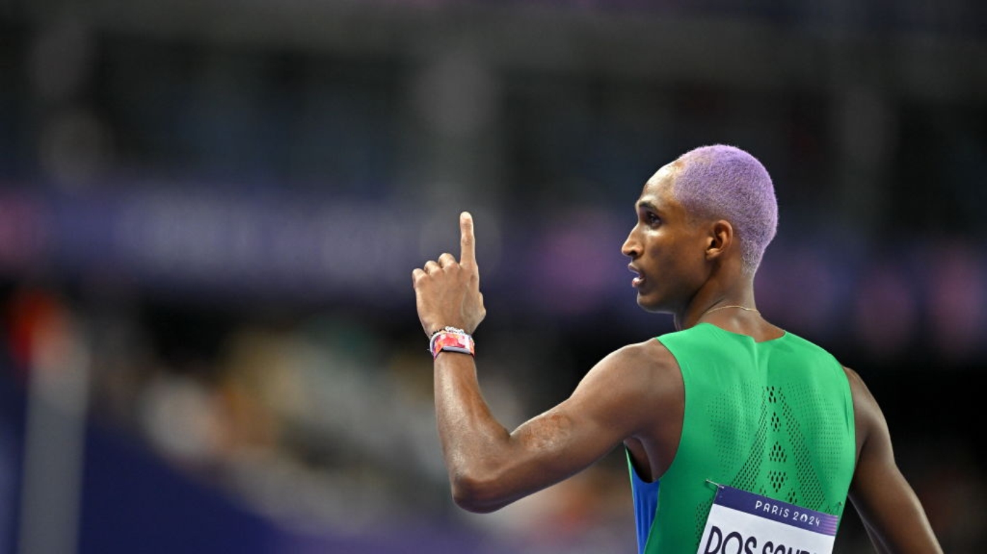 Alison 'Piu' leva o bronze na final dos 400 metros com barreiras  Foto: Sam Barnes/Sportsfile via Getty Images