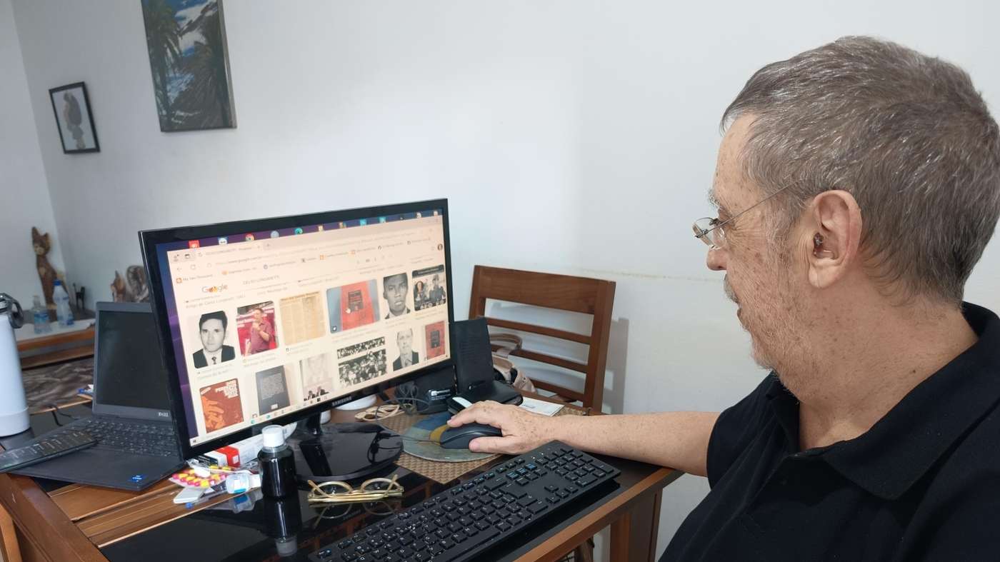 Celso Lungaretti conta a história em meio a ditadura militar  Foto: Vanessa Ortiz/Terra