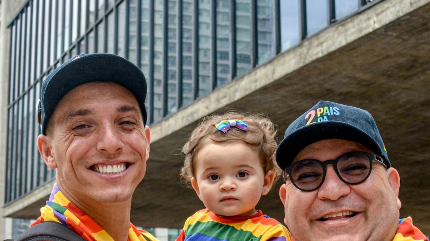 Mikael e Jarbas compartilham o dia a dia nas redes sociais  Foto: Reprodução/@2paisdaantonella