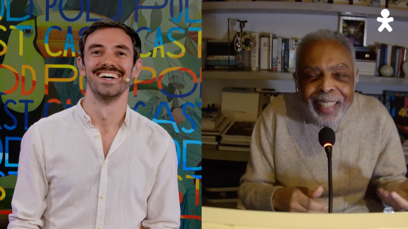 Gilberto Gil foi entrevistado do 3º episódio do podcast Futuro Vivo  Foto: Terra