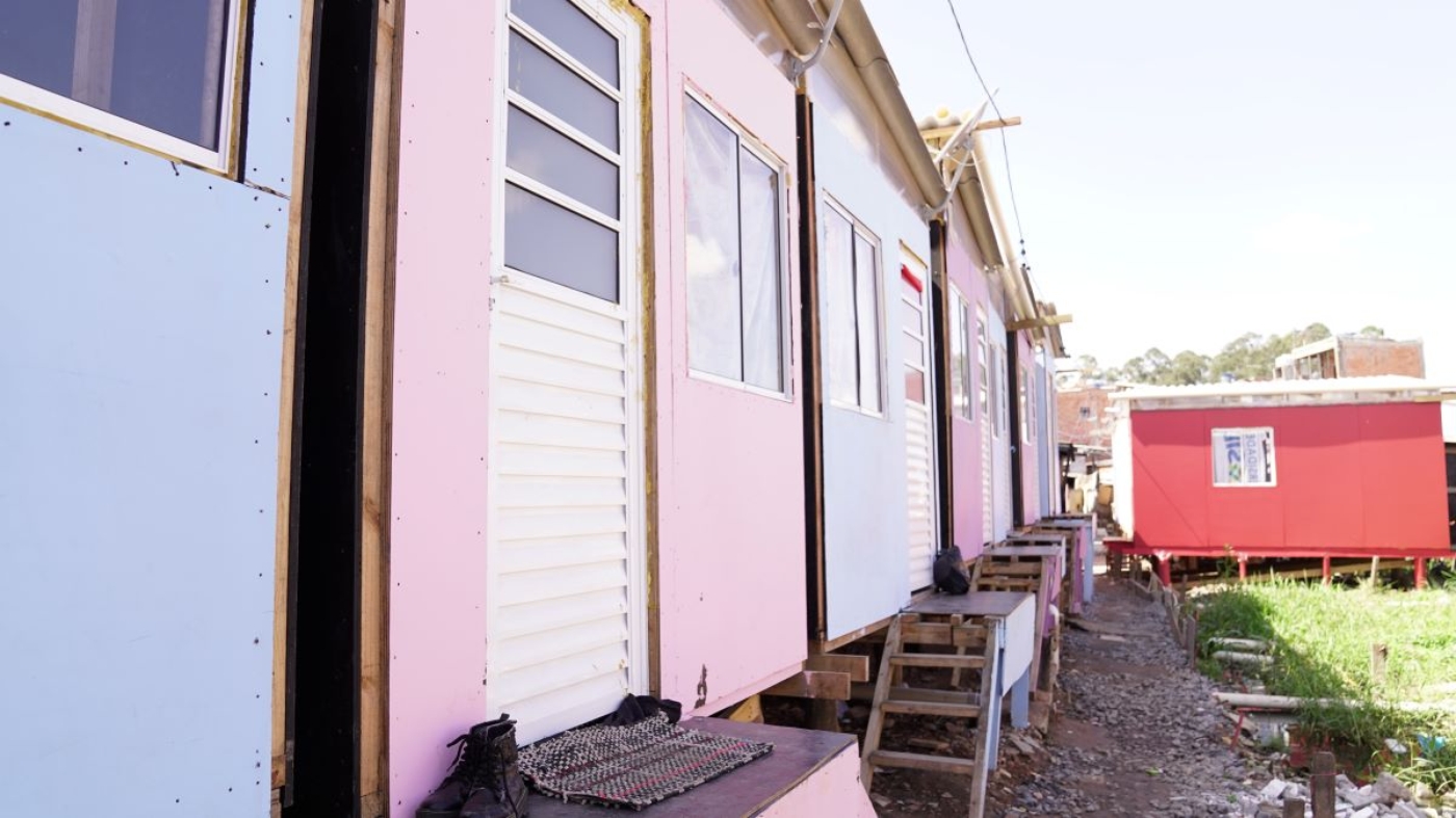 Casas resilientes do Jardim Lapenna  Foto: Ricardo Rocha/Terra / Terra