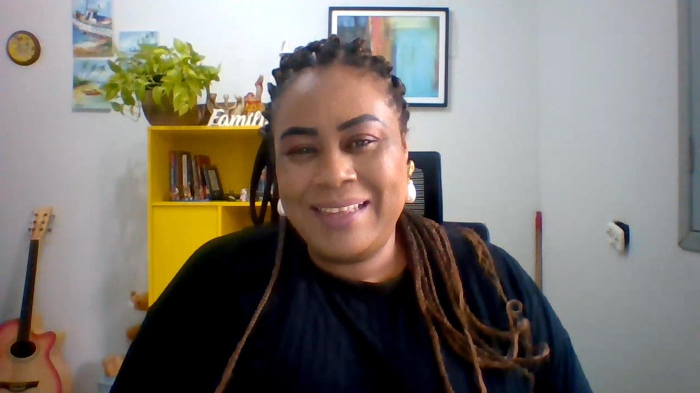 Ativista Kátia Penha participa do podcast Futuro Vivo  Foto: Reprodução/Futuro Vivo