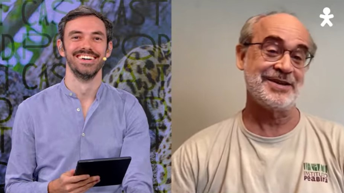 Victor Cremasco entrevista o escritor e ambientalista João Meirelles no podcast Futuro Vivo  Foto: Futuro Vivo