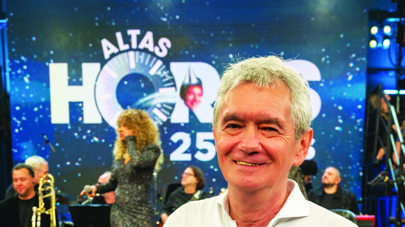 Serginho Groisman está à frente do Altas Horas há 25 anos  Foto: Bob Paulino/Globo