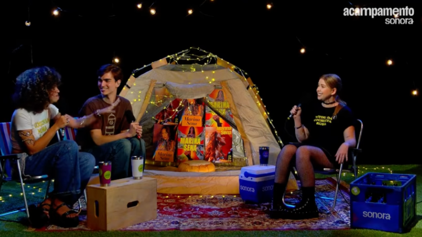 Acampamento Sonora testa conhecimento dos fãs de Marina Sena  Foto: Terra