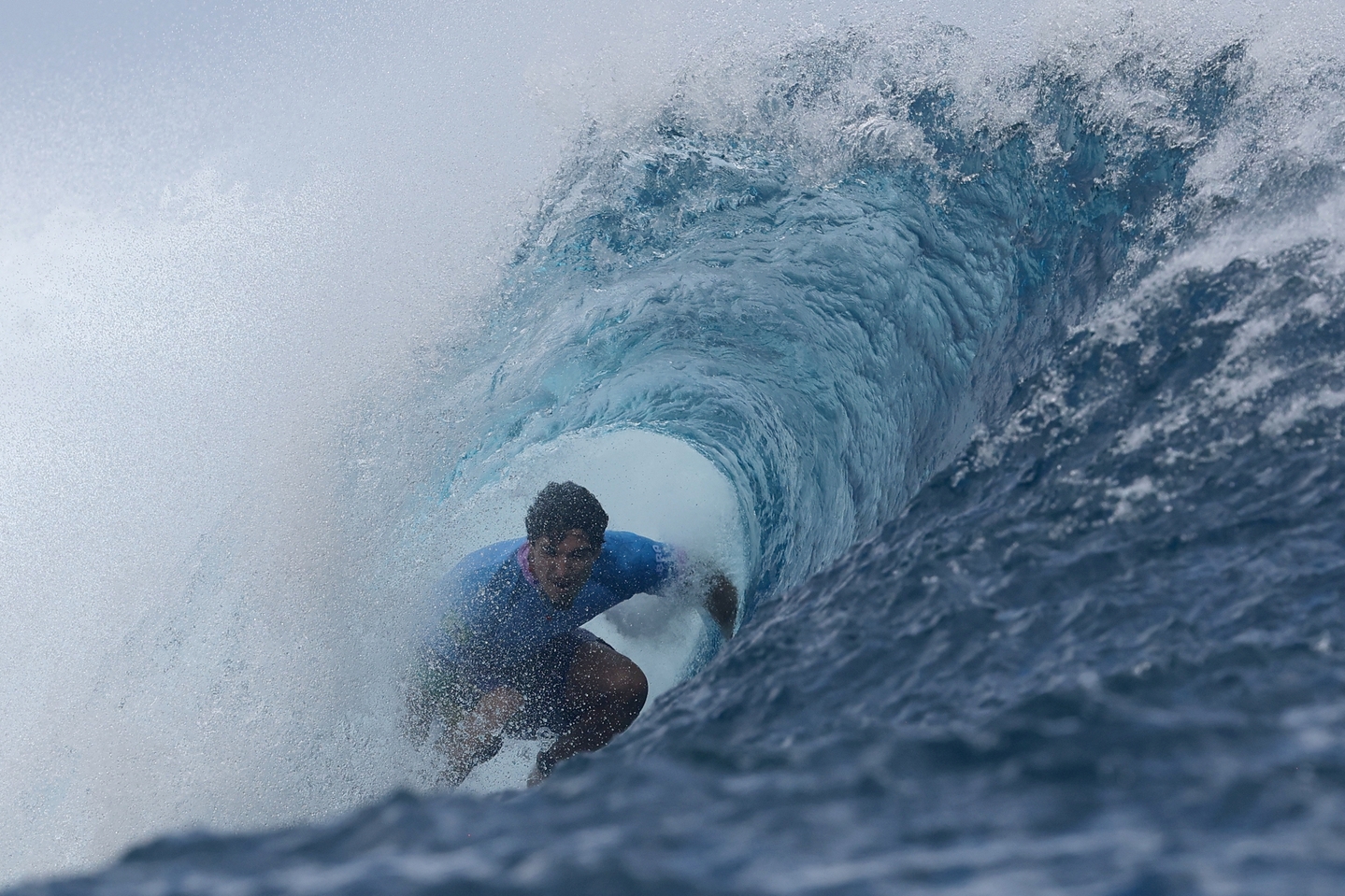 Gabriel Medina leva bronze no surfe dos Jogos Olímpicos de Paris.  Foto: REUTERS/Carlos Barria